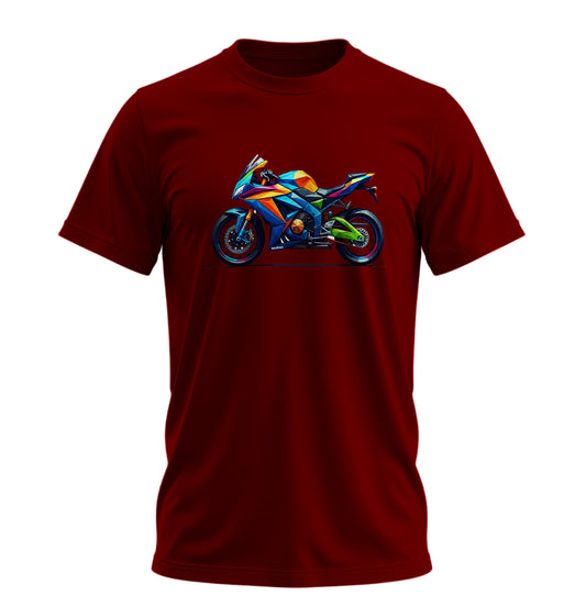 Geleceğin Motoru - 10 Farklı Renk - Unisex Rahat Kalıp Baskılı Tişört - Moto Garage Collection
