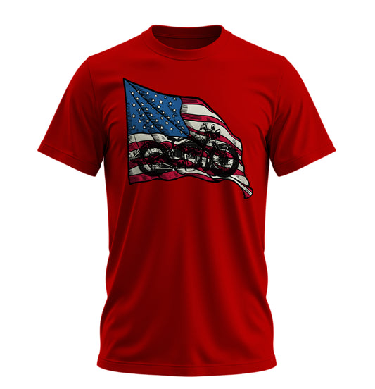 American Chopper - 10 Farklı Renk - Unisex Rahat Kalıp Baskılı Tişört - Moto Garage Collection