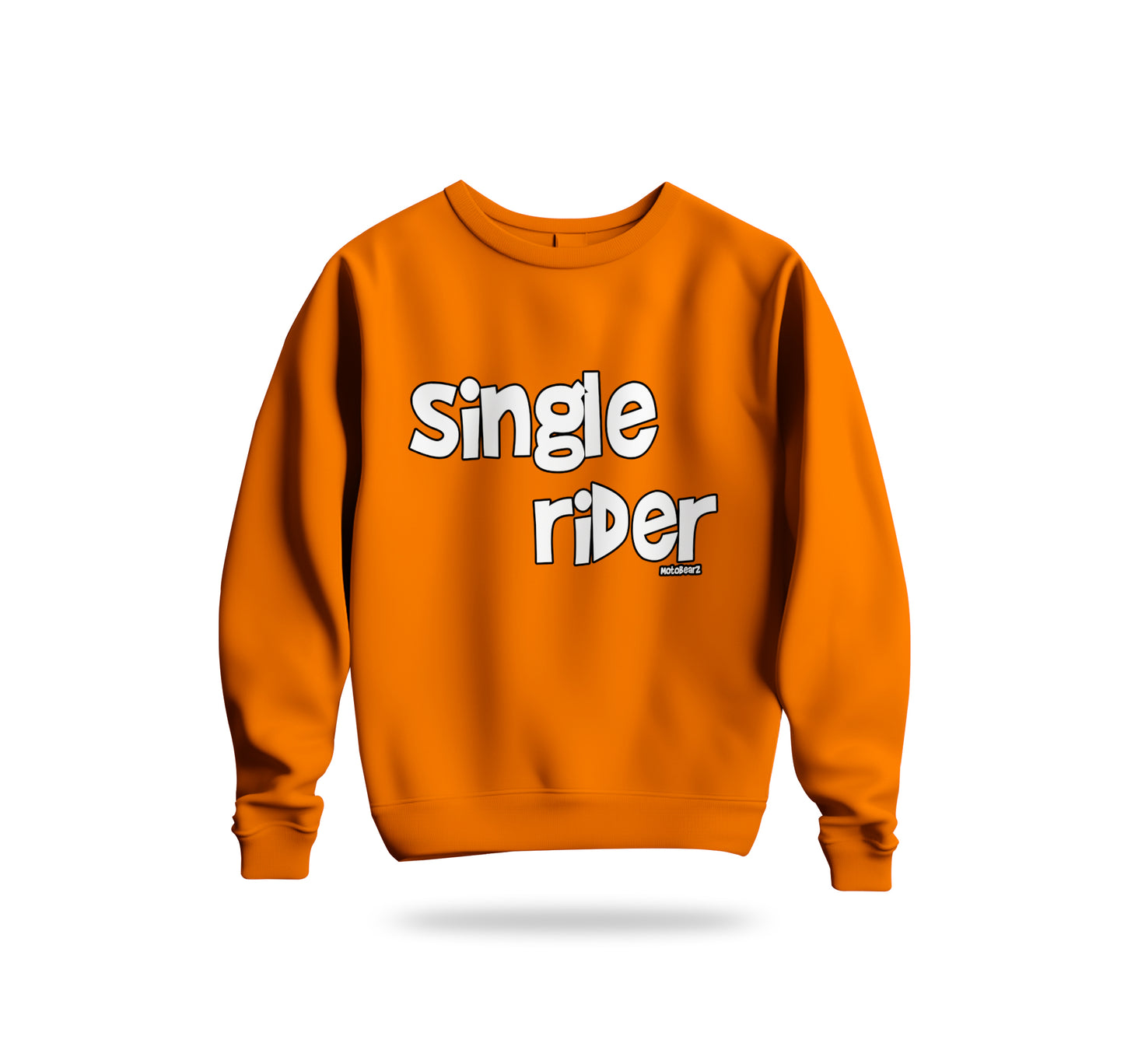 Single Rider Sweatshirt Baskılı Bisiklet Yaka – Unisex Sweat Collection