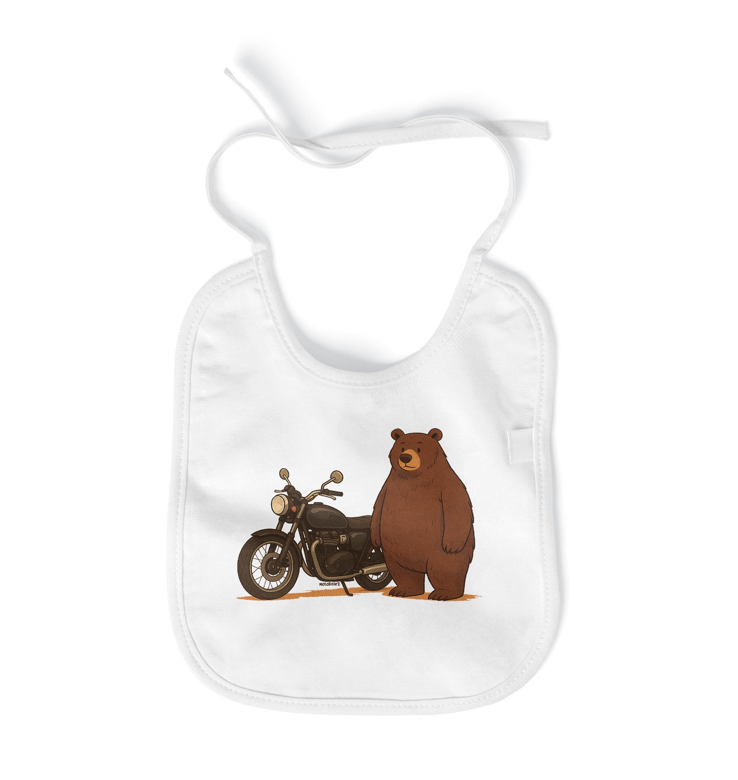 Calm BearZ MotoBearZ Bebek Önlüğü – Tarz Sahibi Minikler İçin - Leke Tutmaz Yumuşak Kumaş