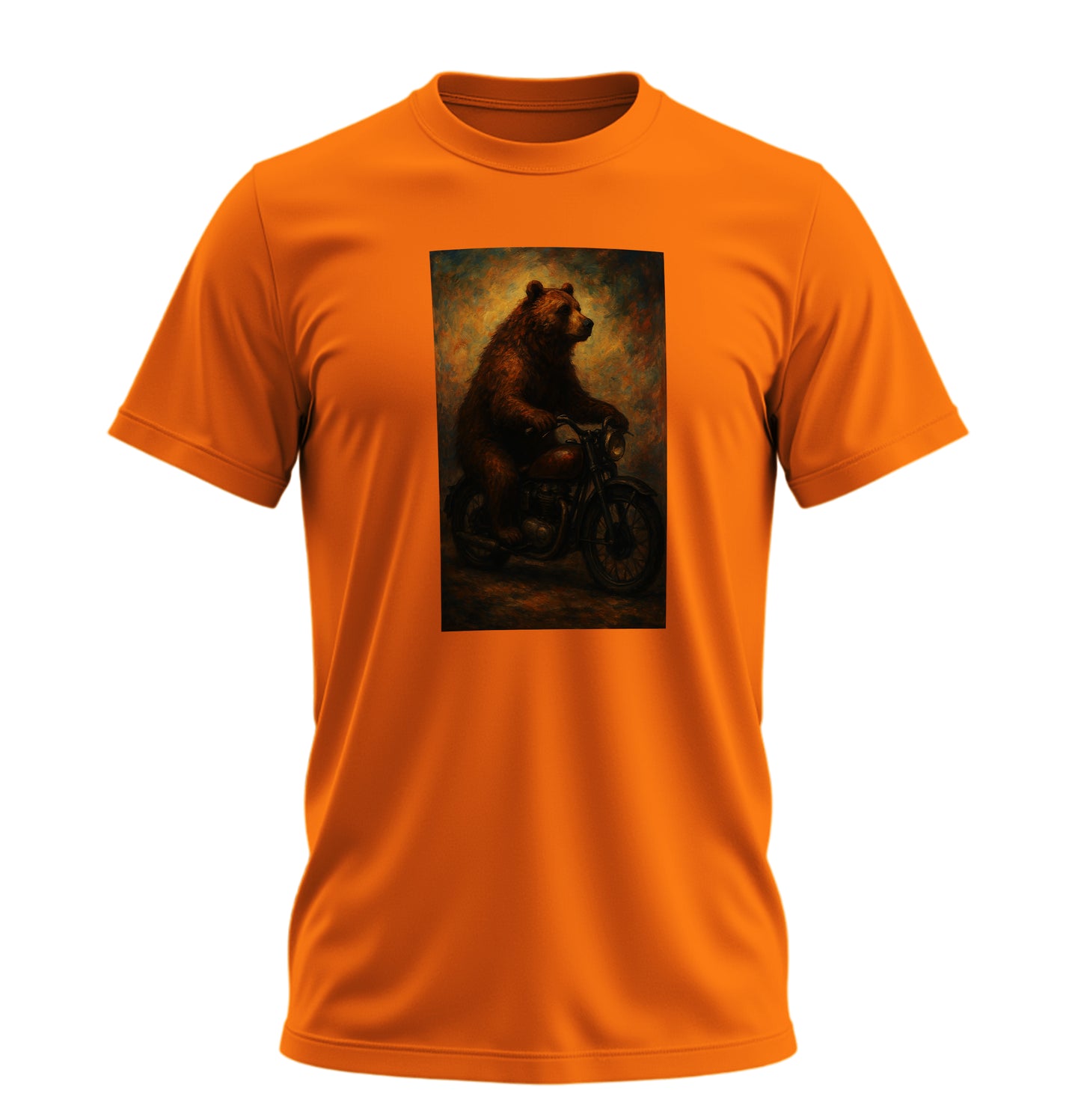 BearZ Art - 10 Farklı Renk - Unisex Rahat Kalıp Baskılı Tişört - BearZ Collection