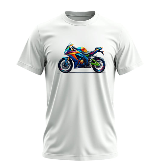 Geleceğin Motoru - 10 Farklı Renk - Unisex Rahat Kalıp Baskılı Tişört - Moto Garage Collection