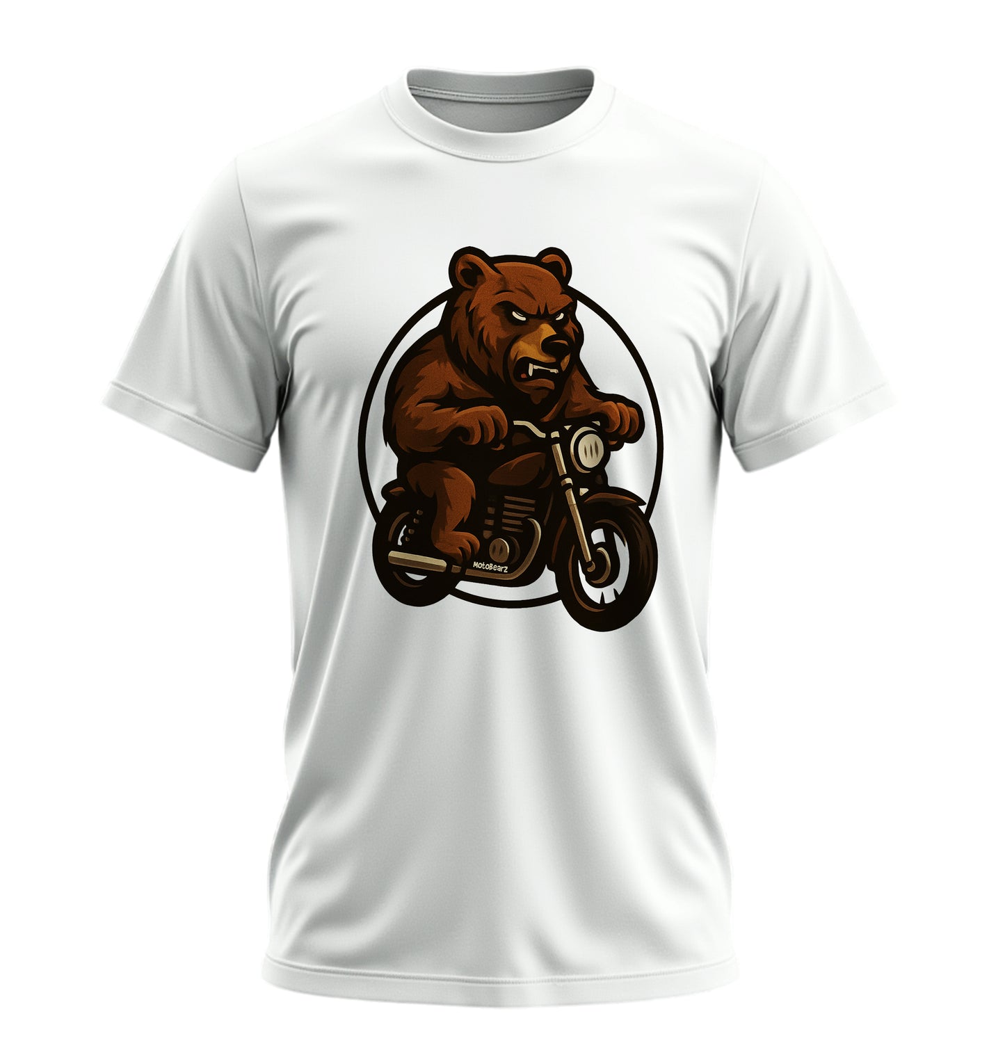 Wild Bear Ride - 10 Farklı Renk - Unisex Rahat Kalıp Baskılı Tişört - BearZ Collection