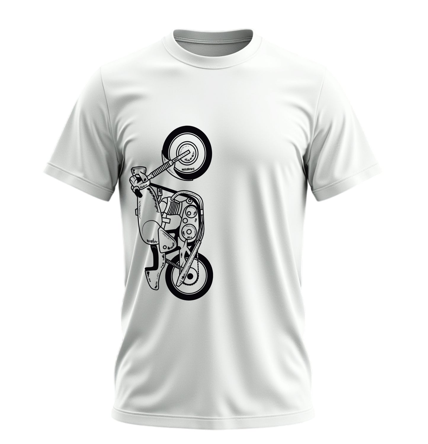 The Classic Shadow Fang  - 10 Farklı Renk - Unisex Rahat Kalıp Baskılı Tişört - Moto Garage Collection