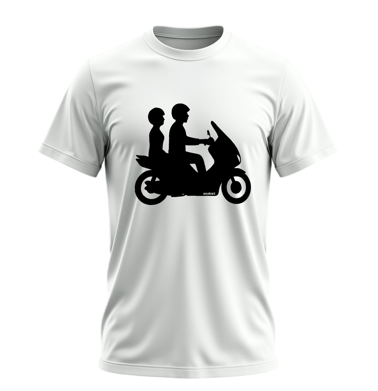 Double Riders- 10 Farklı Renk - Unisex Rahat Kalıp Baskılı Tişört - Moto Garage Collection