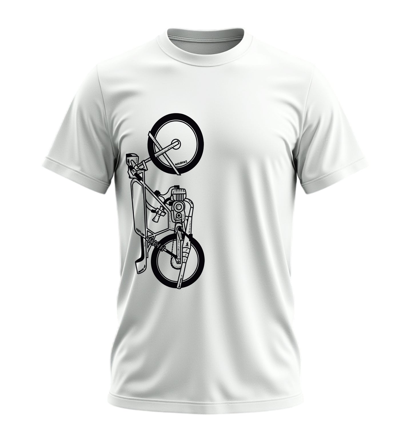 The Classic Iron Howl  - 10 Farklı Renk - Unisex Rahat Kalıp Baskılı Tişört - Moto Garage Collection