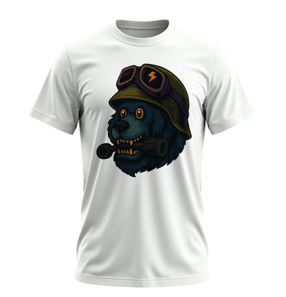 Crazy BearZ - 10 Farklı Renk - Unisex Rahat Kalıp Baskılı Tişört - BearZ Collection