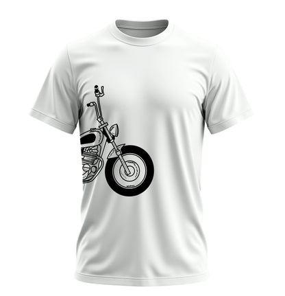 The Classic Voodoo Torque - Unisex Rahat Kalıp Baskılı Tişört - Moto Garage Collection