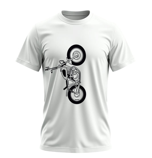 The Classic Steel Nomad  - 10 Farklı Renk - Unisex Rahat Kalıp Baskılı Tişört - Moto Garage Collection