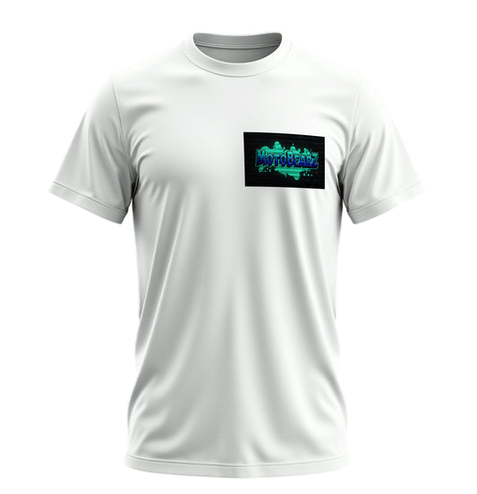 MotoBearZ Yeşil Graffiti - 10 Farklı Renk - Unisex Rahat Kalıp Baskılı Tişört - Regular Tişört Collection