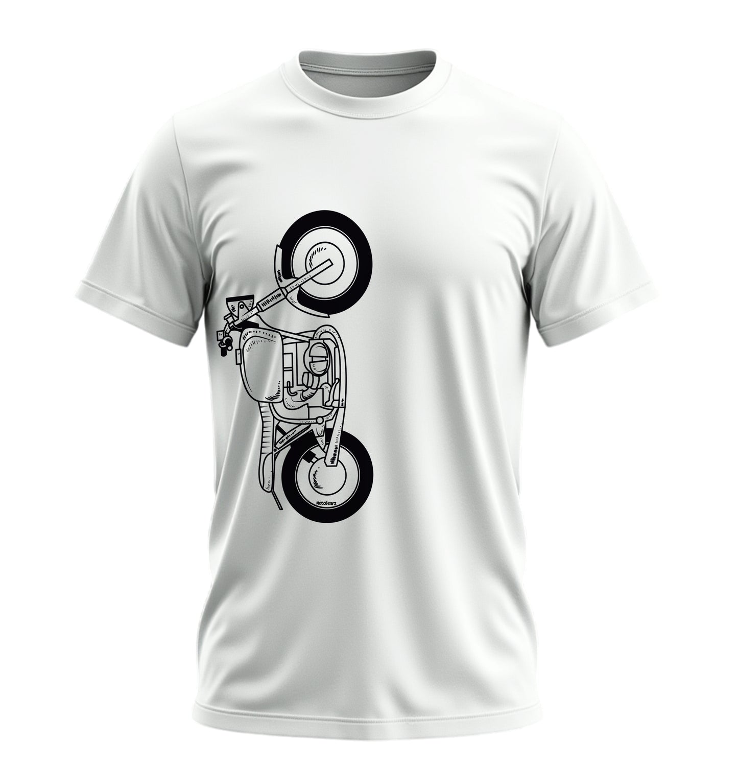 The Classic Crimson Vulture  - 10 Farklı Renk - Unisex Rahat Kalıp Baskılı Tişört - Moto Garage Collection