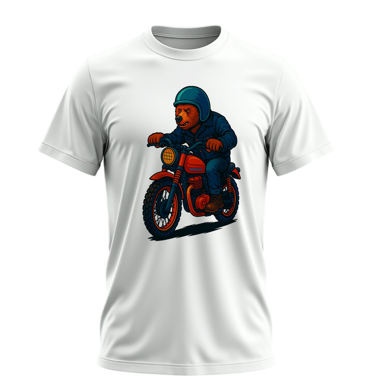 Blue BearZ - 10 Farklı Renk - Unisex Rahat Kalıp Baskılı Tişört - BearZ Collection