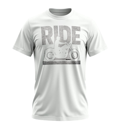 Ride - 10 Farklı Renk - Unisex Rahat Kalıp Baskılı Tişört - Moto Garage Collection