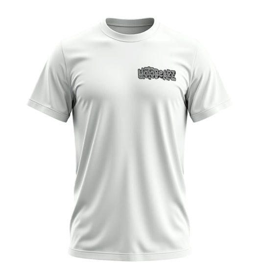 MotoBearZ Siyah Beyaz Graffiti - 10 Farklı Renk - Unisex Rahat Kalıp Baskılı Tişört - Regular Tişört Collection