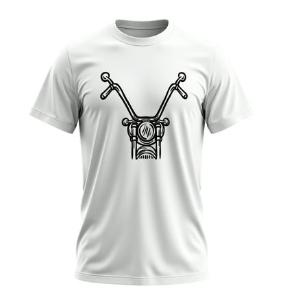 Chopper Head - 10 Farklı Renk - Unisex Rahat Kalıp Baskılı Tişört - Moto Garage Collection