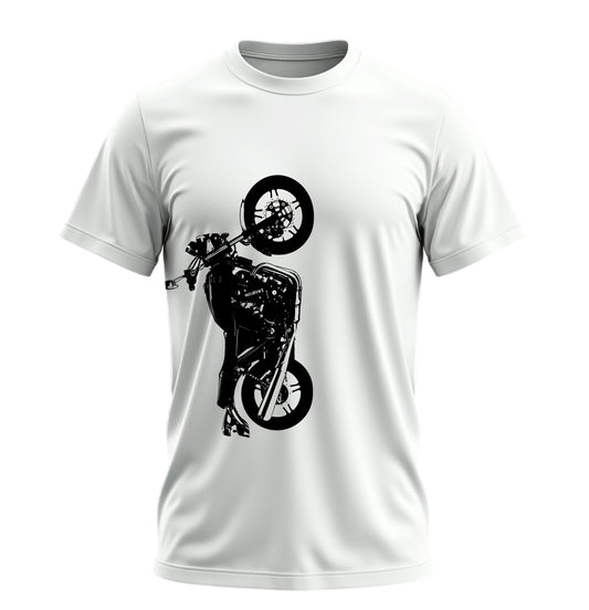 Black Coyote Motosiklet  - 10 Farklı Renk - Unisex Rahat Kalıp Baskılı Tişört - Moto Garage Collection