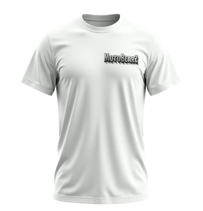 MotoBearZ Concrete - 10 Farklı Renk - Unisex Rahat Kalıp Baskılı Tişört - Regular Tişört Collection