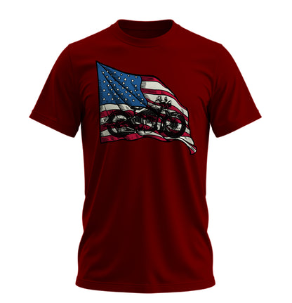 American Chopper - 10 Farklı Renk - Unisex Rahat Kalıp Baskılı Tişört - Moto Garage Collection