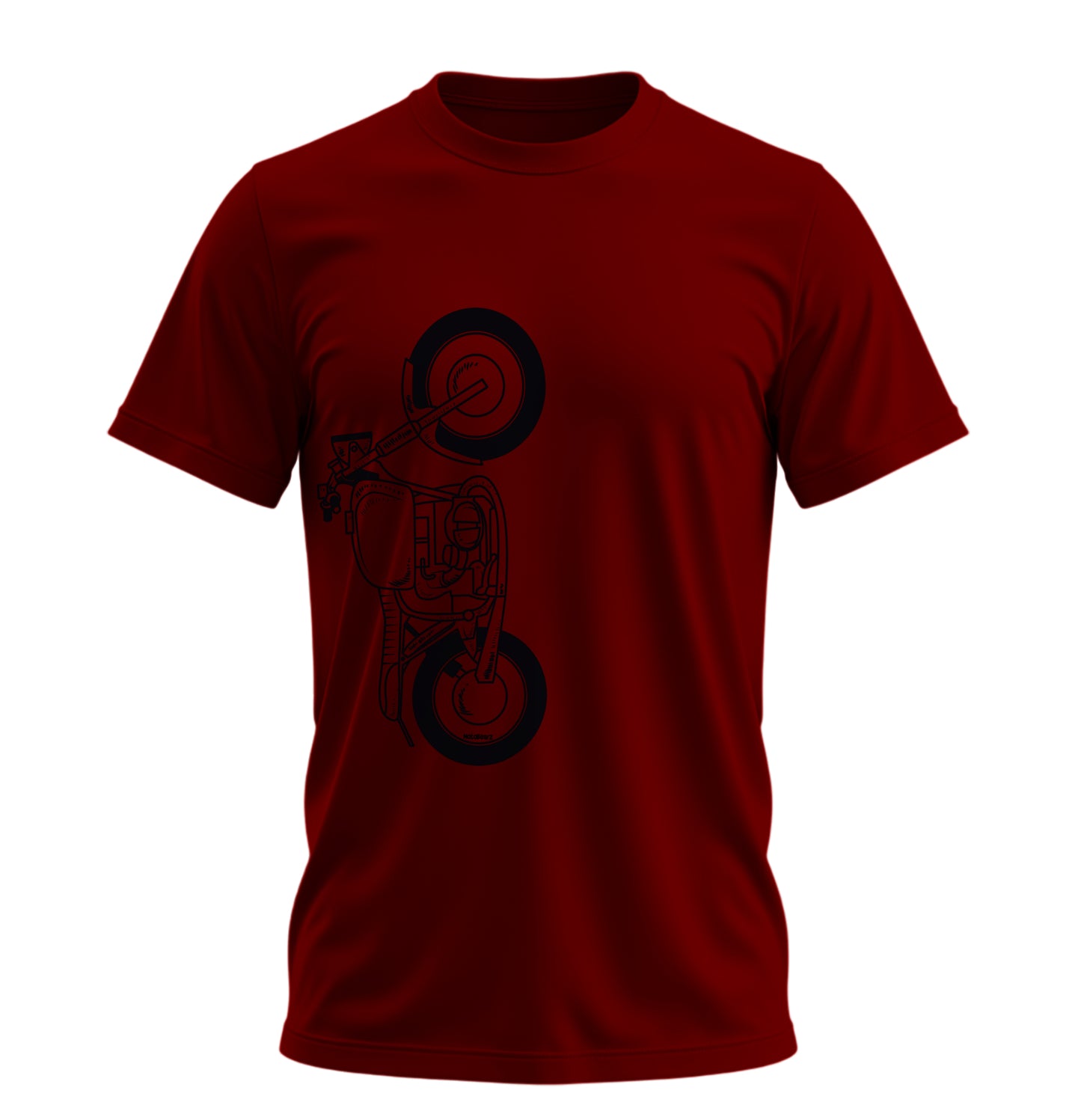 The Classic Crimson Vulture  - 10 Farklı Renk - Unisex Rahat Kalıp Baskılı Tişört - Moto Garage Collection