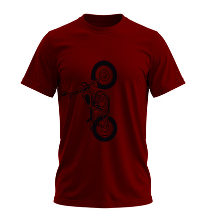 The Classic Steel Nomad  - 10 Farklı Renk - Unisex Rahat Kalıp Baskılı Tişört - Moto Garage Collection