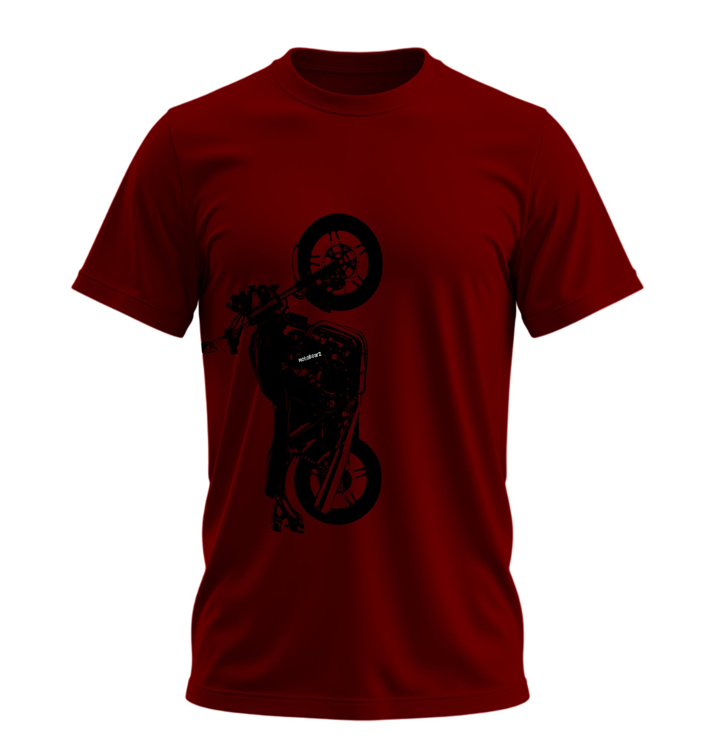 Black Coyote Motosiklet  - 10 Farklı Renk - Unisex Rahat Kalıp Baskılı Tişört - Moto Garage Collection