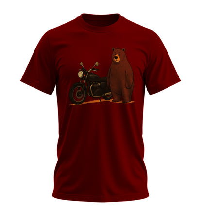 Calm BearZ - 10 Farklı Renk - Unisex Rahat Kalıp Baskılı Tişört - BearZ Collection