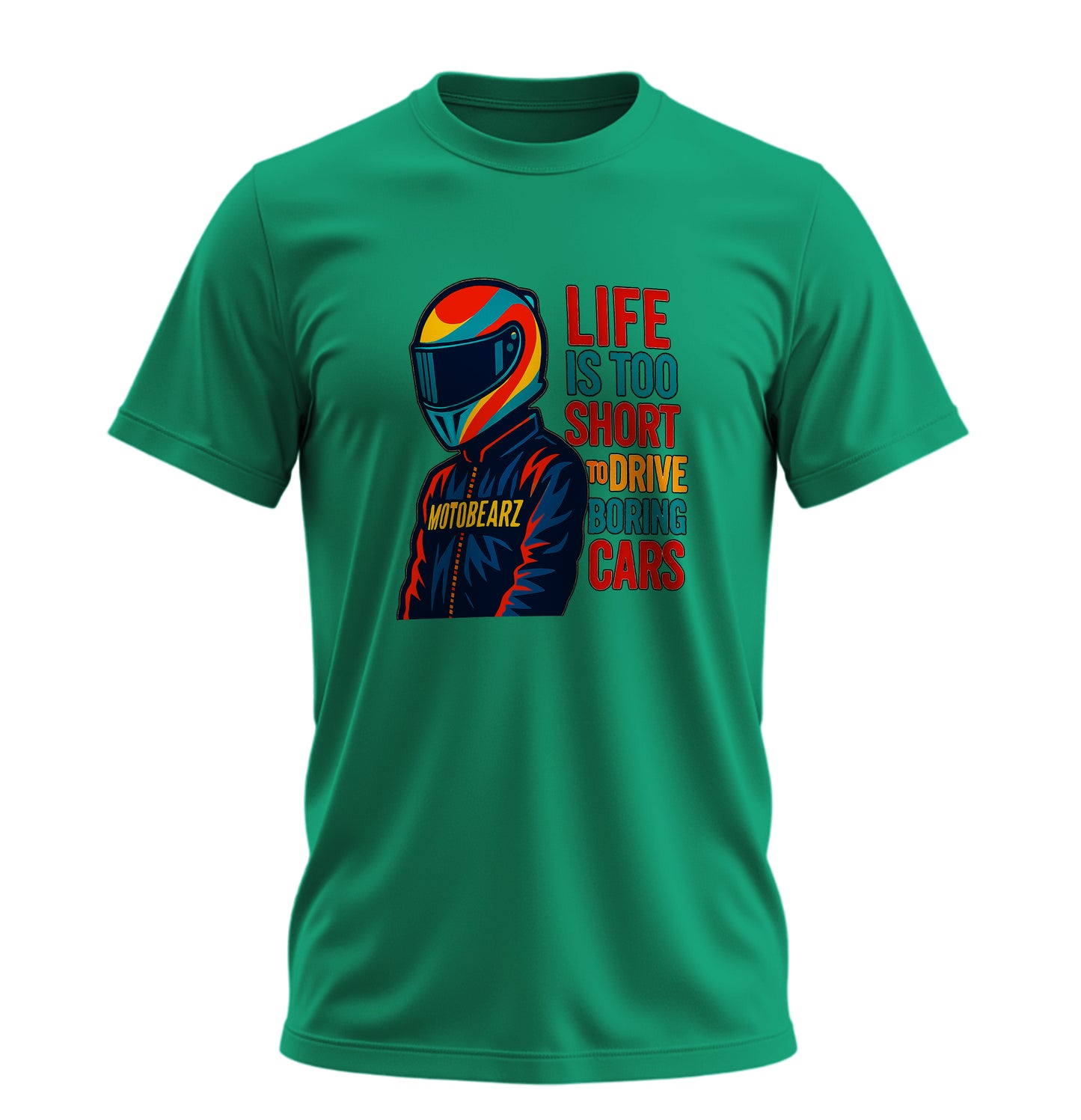 Life is Too Short - 10 Farklı Renk - Unisex Rahat Kalıp Baskılı Tişört - BearZ Collection