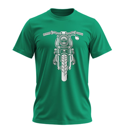 The Classic Ghost Piston  - 10 Farklı Renk - Unisex Rahat Kalıp Baskılı Tişört - Moto Garage Collection