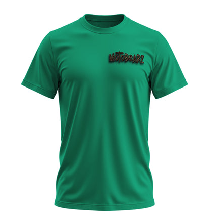 MotoBearZ Army - 10 Farklı Renk - Unisex Rahat Kalıp Baskılı Tişört - Regular Tişört Collection