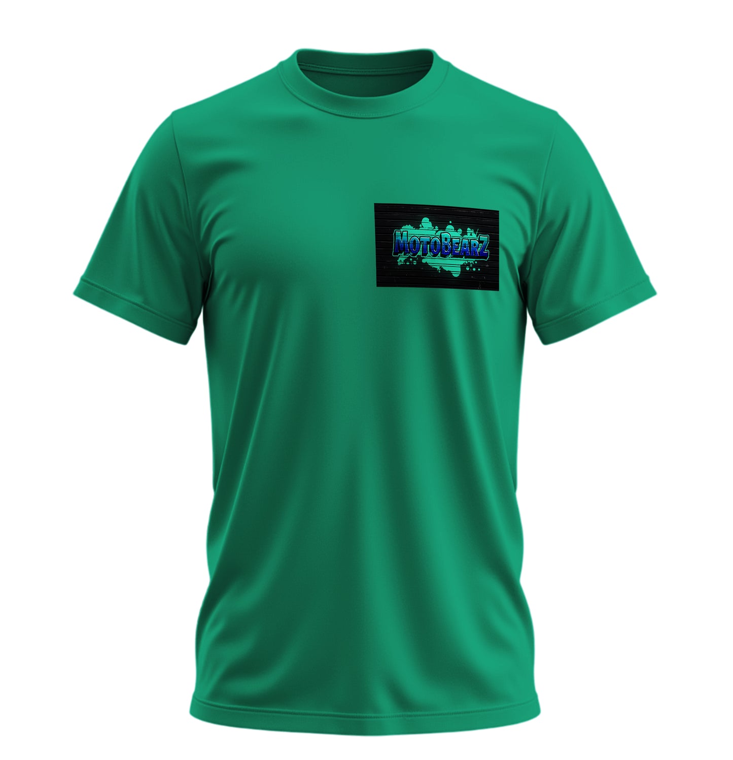 MotoBearZ Yeşil Graffiti - 10 Farklı Renk - Unisex Rahat Kalıp Baskılı Tişört - Regular Tişört Collection