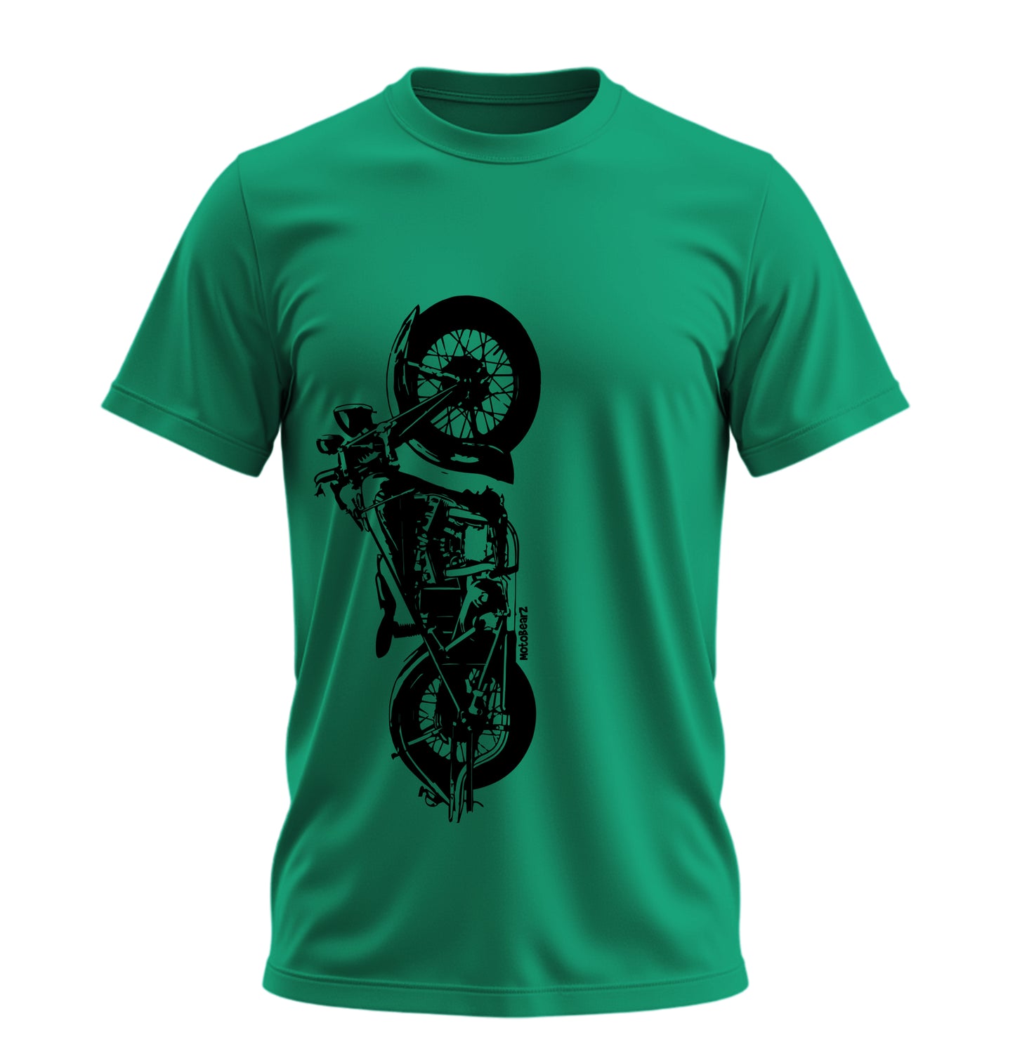 The Classic Midnight Bison - 10 Farklı Renk - Unisex Rahat Kalıp Baskılı Tişört - Moto Garage Collection