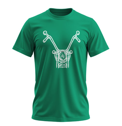 Chopper Head - 10 Farklı Renk - Unisex Rahat Kalıp Baskılı Tişört - Moto Garage Collection