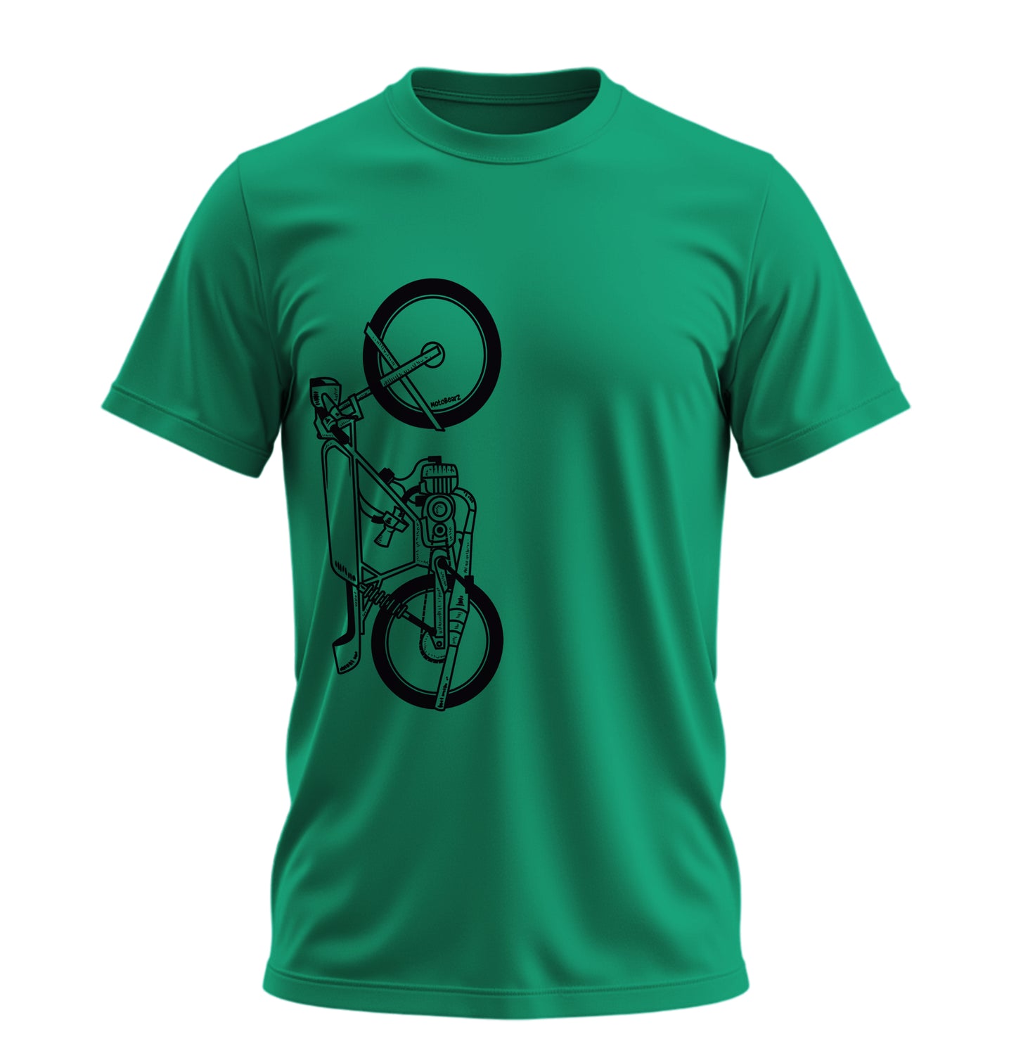 The Classic Iron Howl  - 10 Farklı Renk - Unisex Rahat Kalıp Baskılı Tişört - Moto Garage Collection