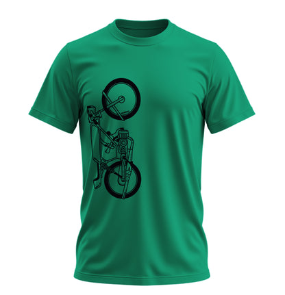 The Classic Iron Howl  - 10 Farklı Renk - Unisex Rahat Kalıp Baskılı Tişört - Moto Garage Collection