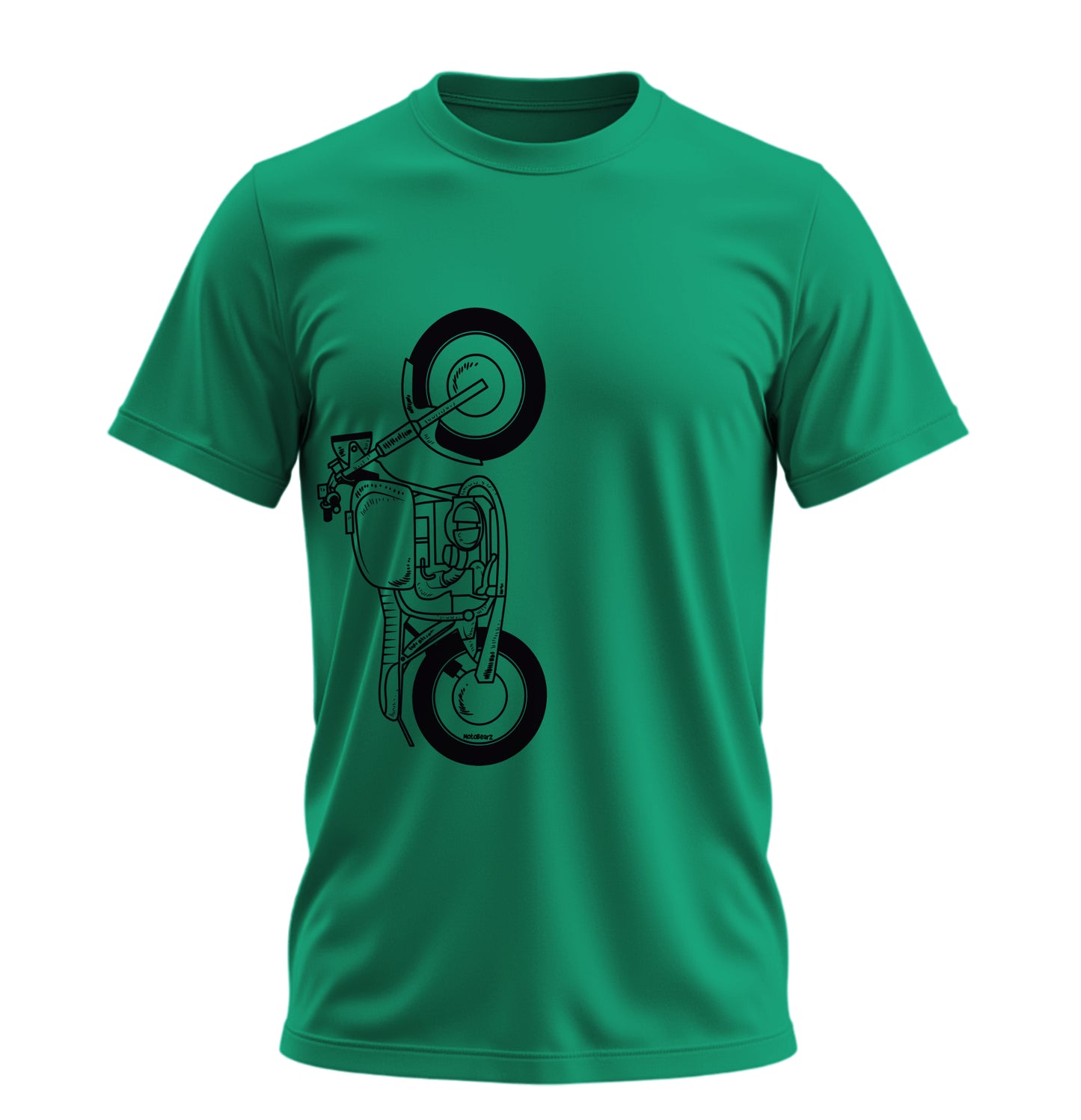 The Classic Crimson Vulture  - 10 Farklı Renk - Unisex Rahat Kalıp Baskılı Tişört - Moto Garage Collection