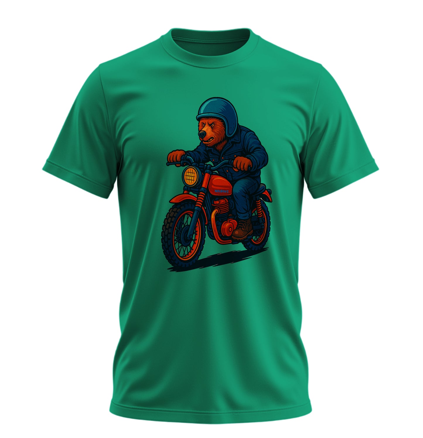 Blue BearZ - 10 Farklı Renk - Unisex Rahat Kalıp Baskılı Tişört - BearZ Collection