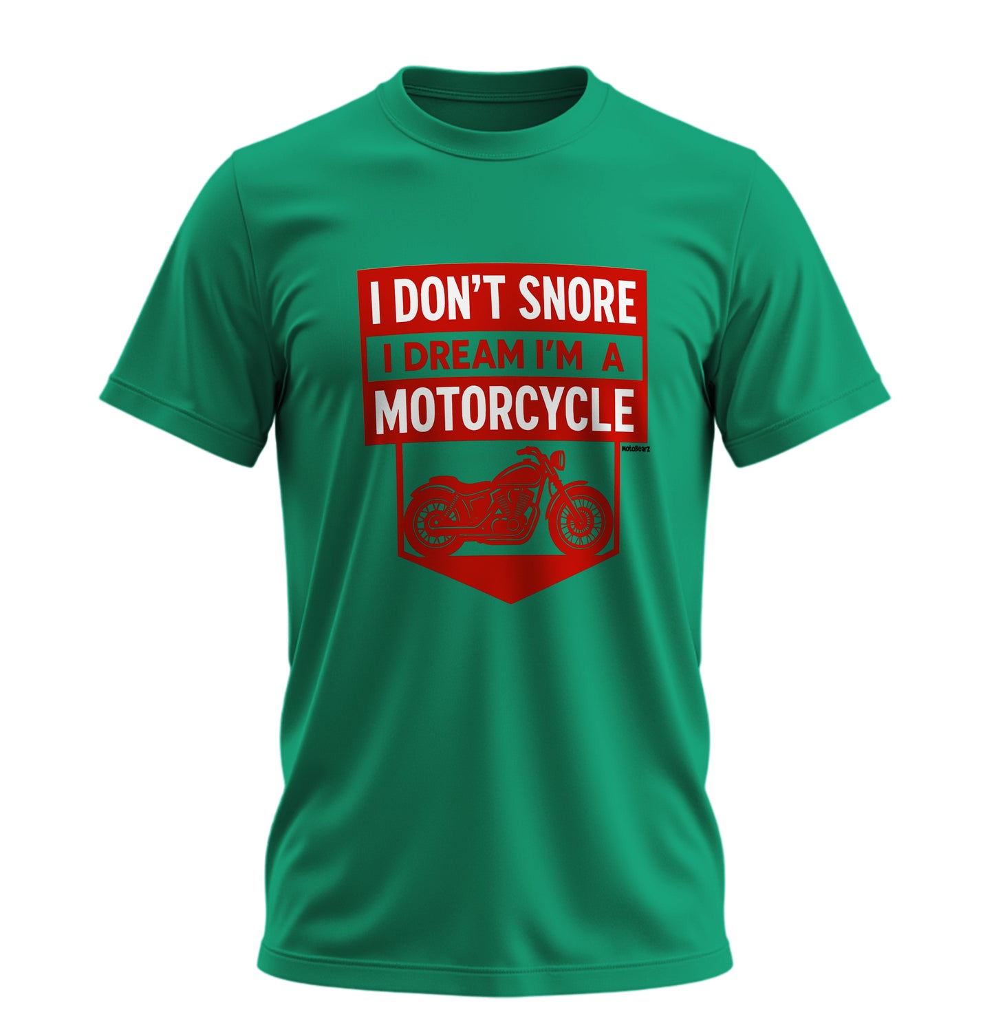 I Dream Motorcycle - Unisex Rahat Kalıp Baskılı Tişört - Moto Garage Collection