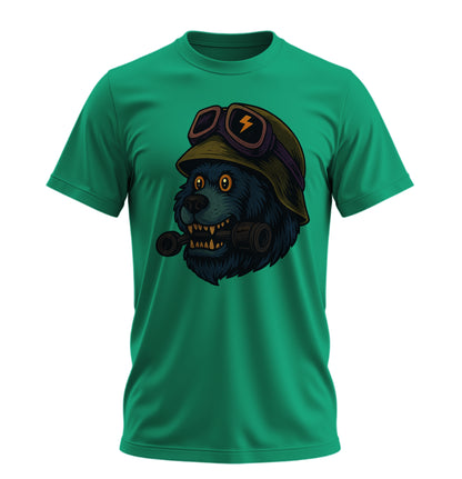 Crazy BearZ - 10 Farklı Renk - Unisex Rahat Kalıp Baskılı Tişört - BearZ Collection