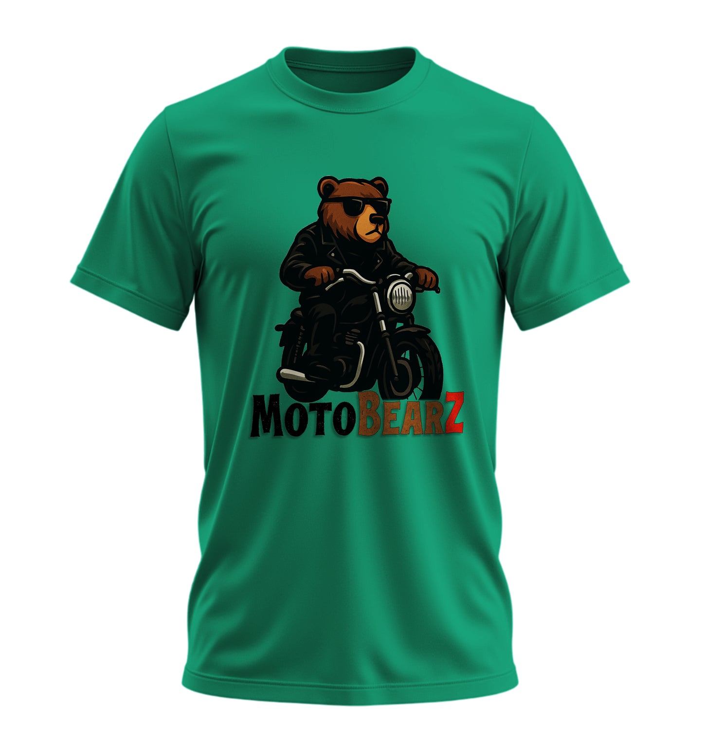 Bear Rides Bike - 10 Farklı Renk - Unisex Rahat Kalıp Baskılı Tişört - BearZ Collection