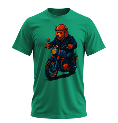 Orange Bear - 10 Farklı Renk - Unisex Rahat Kalıp Baskılı Tişört - BearZ Collection