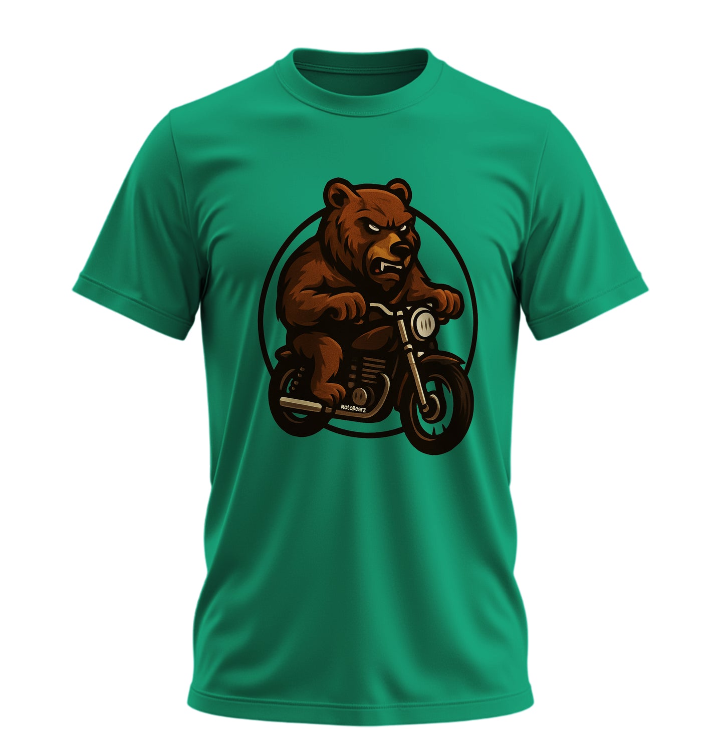 Wild Bear Ride - 10 Farklı Renk - Unisex Rahat Kalıp Baskılı Tişört - BearZ Collection