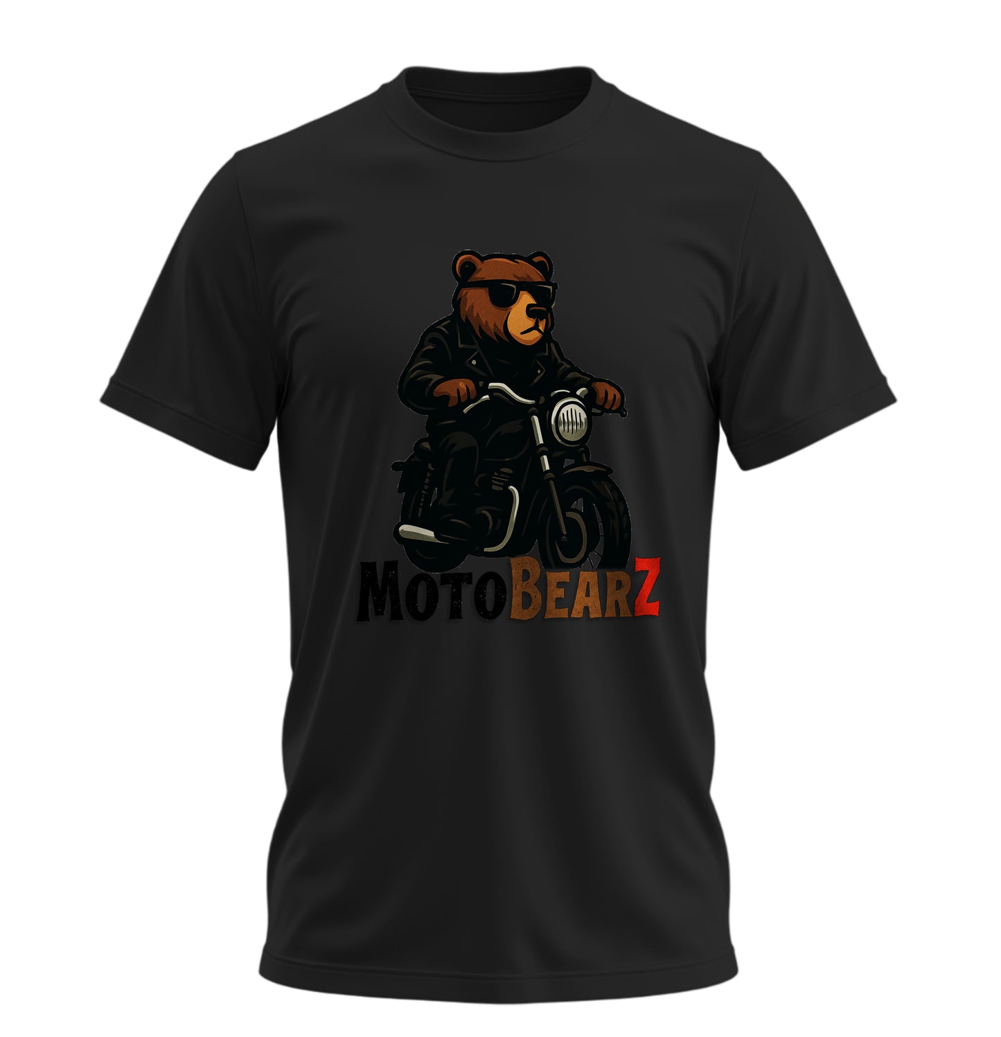 Bear Rides Bike - 10 Farklı Renk - Unisex Rahat Kalıp Baskılı Tişört - BearZ Collection