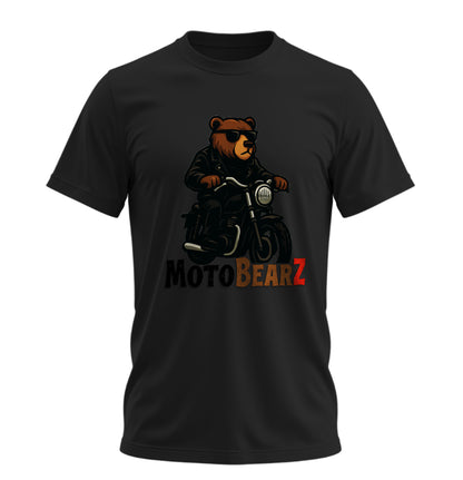 Bear Rides Bike - 10 Farklı Renk - Unisex Rahat Kalıp Baskılı Tişört - BearZ Collection