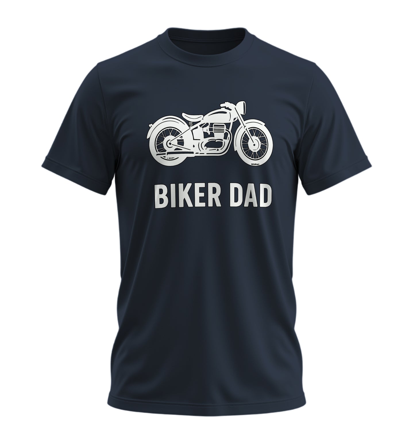 Biker Dad - Motorcu Baba - 10 Farklı Renk - Unisex Rahat Kalıp Baskılı Tişört - Moto Garage Collection