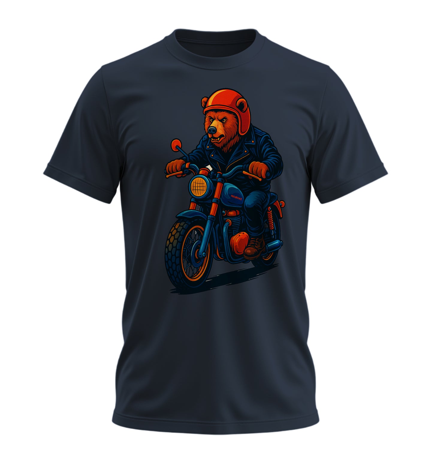 Orange Bear - 10 Farklı Renk - Unisex Rahat Kalıp Baskılı Tişört - BearZ Collection