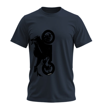 Blaze Serpent Racing Motosiklet  - 10 Farklı Renk - Unisex Rahat Kalıp Baskılı Tişört - Moto Garage Collection