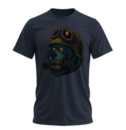 Crazy BearZ - 10 Farklı Renk - Unisex Rahat Kalıp Baskılı Tişört - BearZ Collection