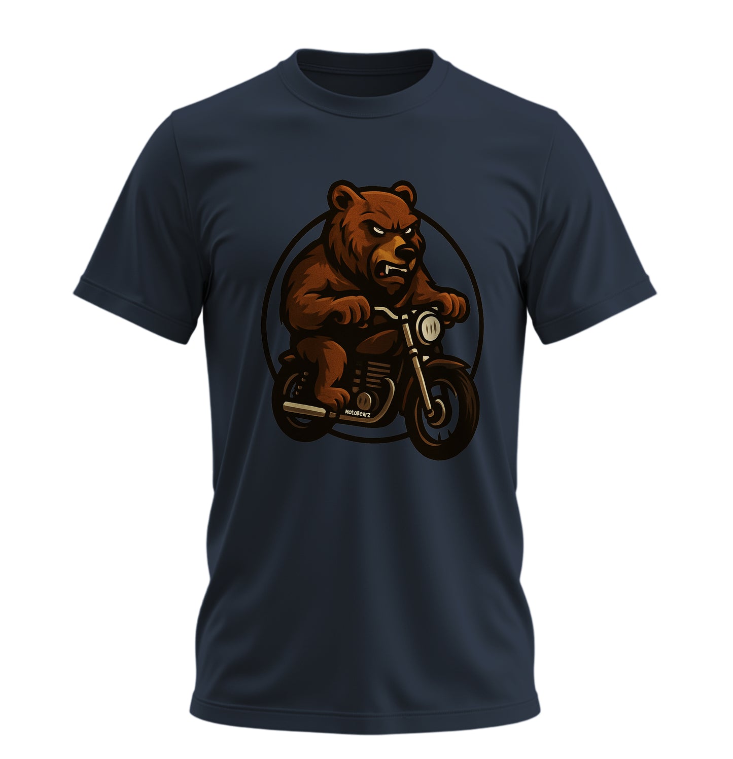Wild Bear Ride - 10 Farklı Renk - Unisex Rahat Kalıp Baskılı Tişört - BearZ Collection