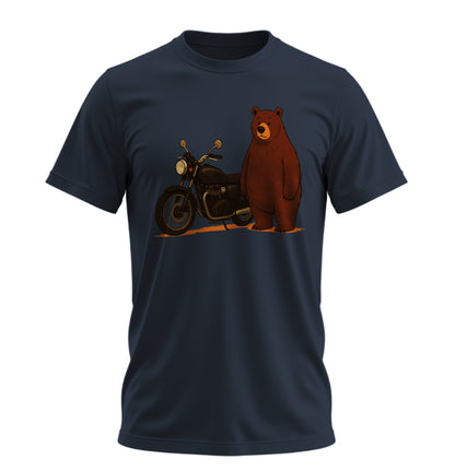 Calm BearZ - 10 Farklı Renk - Unisex Rahat Kalıp Baskılı Tişört - BearZ Collection