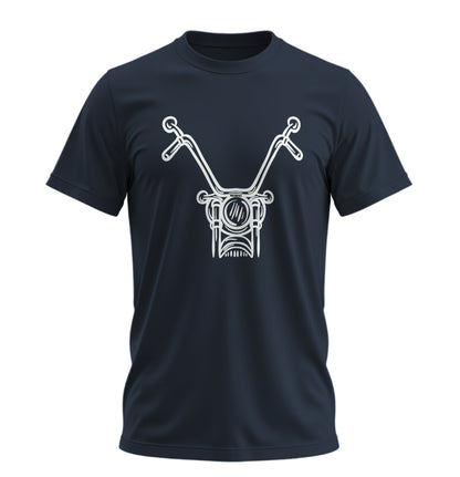 Chopper Head - 10 Farklı Renk - Unisex Rahat Kalıp Baskılı Tişört - Moto Garage Collection